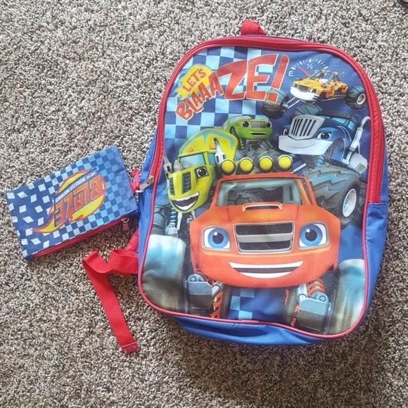 blaze the monster machine backpack